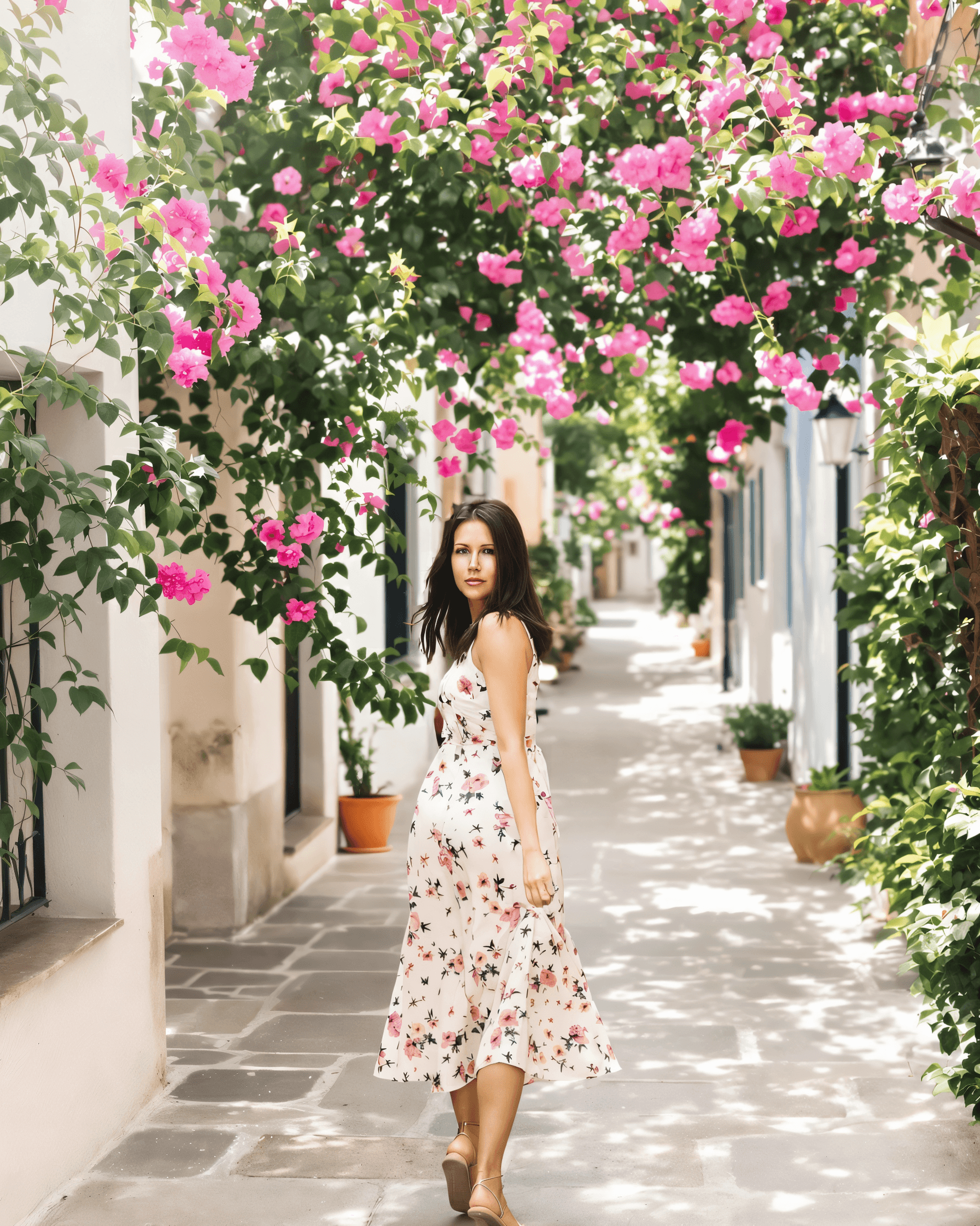 Bougainvillea alley